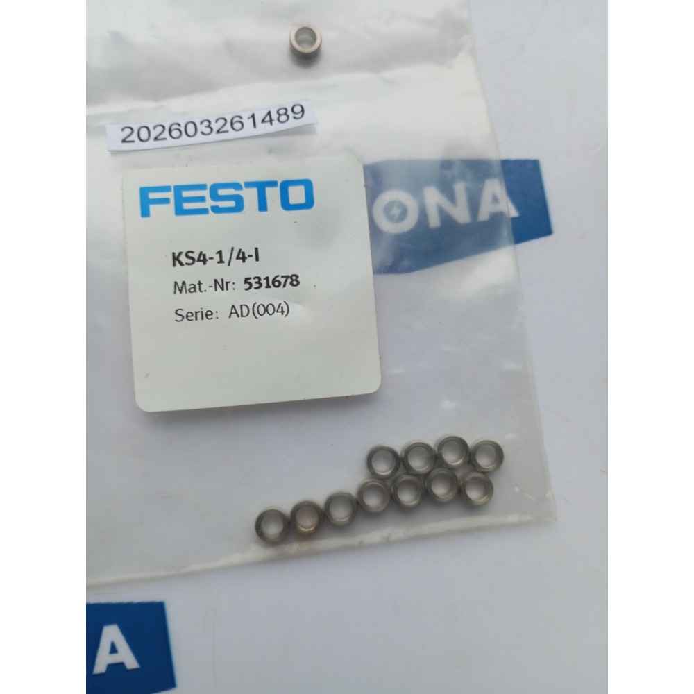 FESTO KS4 1 4 I 531678 KS4-1/4-I PRICE FOR 12 PSC NEW OLD STOCK