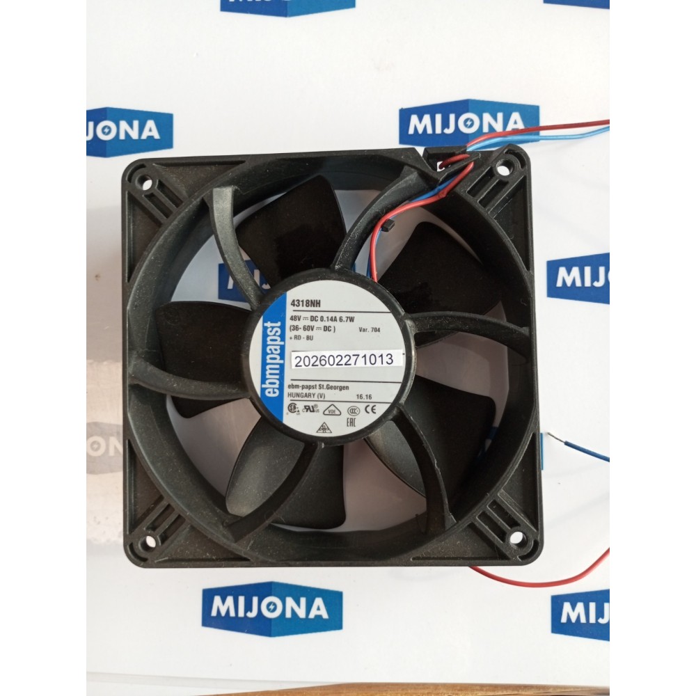 Ebm Papst 4318NH 48V DC 0,14A 6,7W 36-60V DC   ebmpapst NEW OLD STOCK
