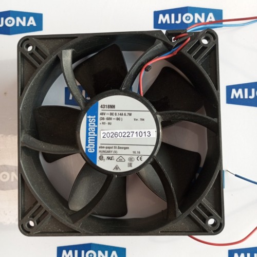 Ebm Papst 4318NH 48V DC 0,14A 6,7W 36-60V DC   ebmpapst NEW OLD STOCK