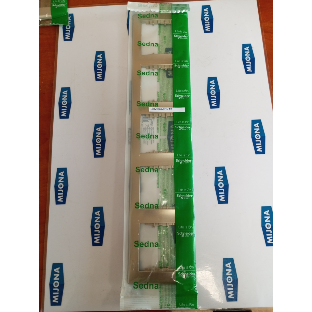 Schneider SDN5800968 TITANIUM 5 GANG HORIZANTAL FRAME SEDNA Schneider SDN5800968 TITANIUM 5 GANG HORIZANTAL FRAME SEDNA