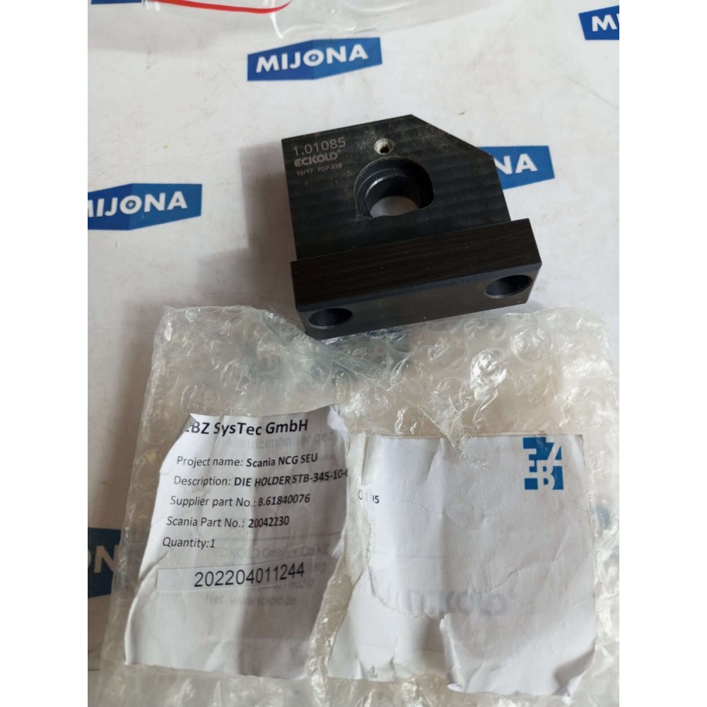 ECKOLD 1.01085 DIE HOLDER FDP 438 EBZ SYSTEC NEW OLD STOCK