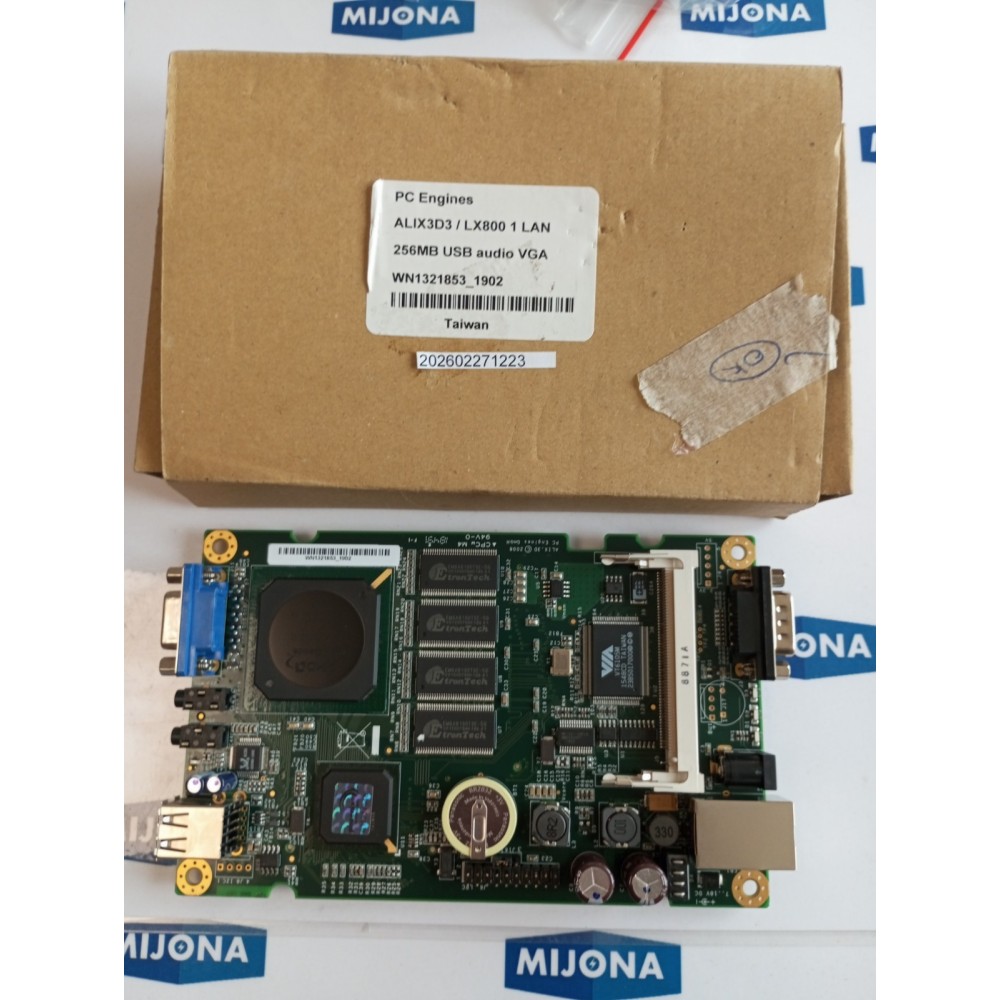 PC Engines ALIX 3D CPC M4 94V-0 BOARD 1849 LX800 1 LAN 256mb USB NEW OLD STOCK PC Engines ALIX 3D CPC M4 94V-0 BOARD 1849 LX800 1 LAN 256mb USB NEW OLD STOCK