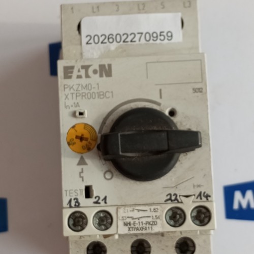 MOELLER EATON PKZM0 1 XTPR001BC1 MOTORSCHUTZSCHALTER 50 60HZ 6000V MOELLER EATON PKZM0 1 XTPR001BC1 MOTORSCHUTZSCHALTER 50 60HZ 6000V