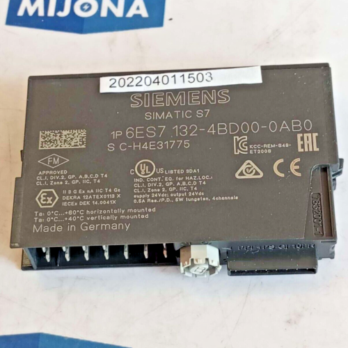SIEMENS simatic S7 6ES7 132 4BD00 0AB0 6ES7132-4BD00-0AB0 NEW OLD STOCK SIEMENS simatic S7 6ES7 132 4BD00 0AB0 6ES7132-4BD00-0AB0 NEW OLD STOCK