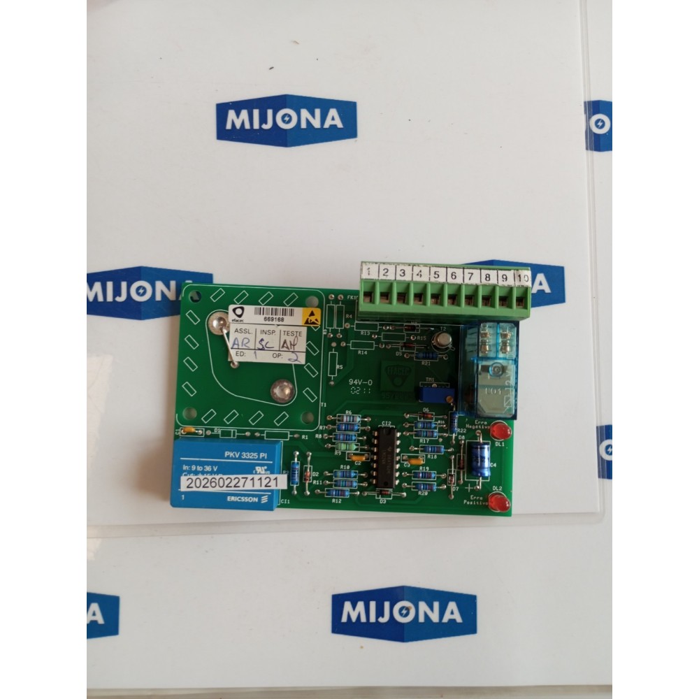 EFACEC 95/0009 BOARD MODULE TESTE 94V-0 0211