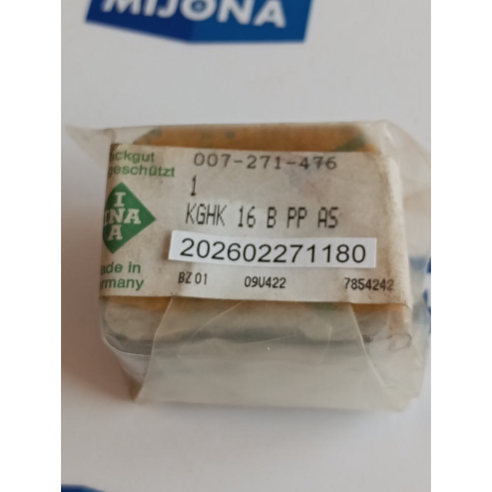 INA KGHK 16 B PP AS Linear Bearing Housing  NEW OLD STOCK