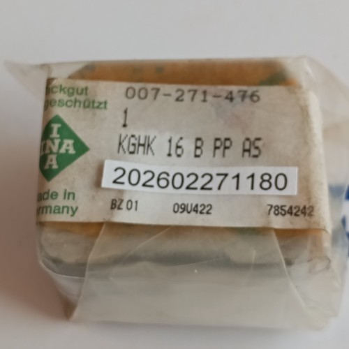 INA KGHK 16 B PP AS Linear Bearing Housing NEW OLD STOCK INA KGHK 16 B PP AS Linear Bearing Housing NEW OLD STOCK