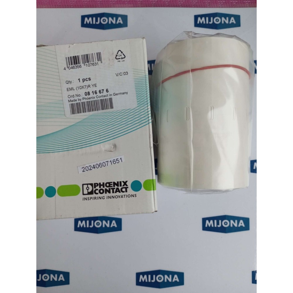 Phoenix Contact 0816676 MARKING 10X7 R YE NEW OLD STOCK