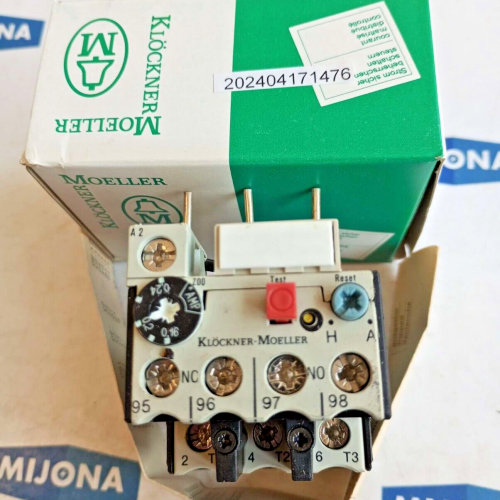 Moeller Motorschutzrelais Z00-0.24 MOTOR OVERLOAD RELAY 0.16- 0.24A NEW OLD STOK