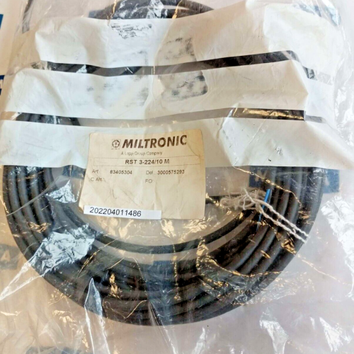 MILTRONIC RST 3 224 10M CABLE L=10M LUMBERG 83405304 NEW OLD STOCK
