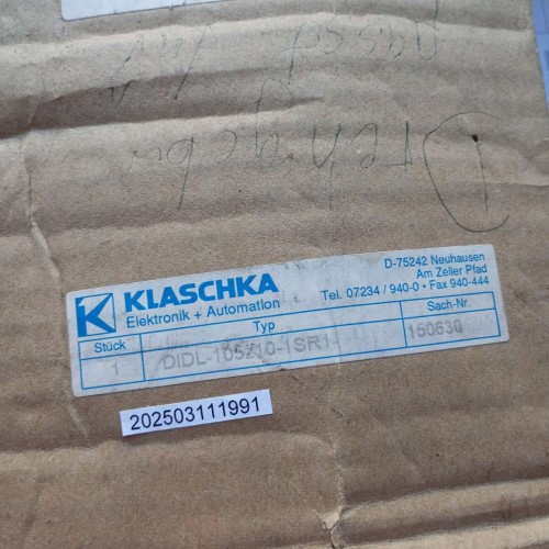 KLASCHKA DIDL 105z10 1SR1 100 Incremental Encoder 24 30 VDC  100mA NEW OLD STOCK
