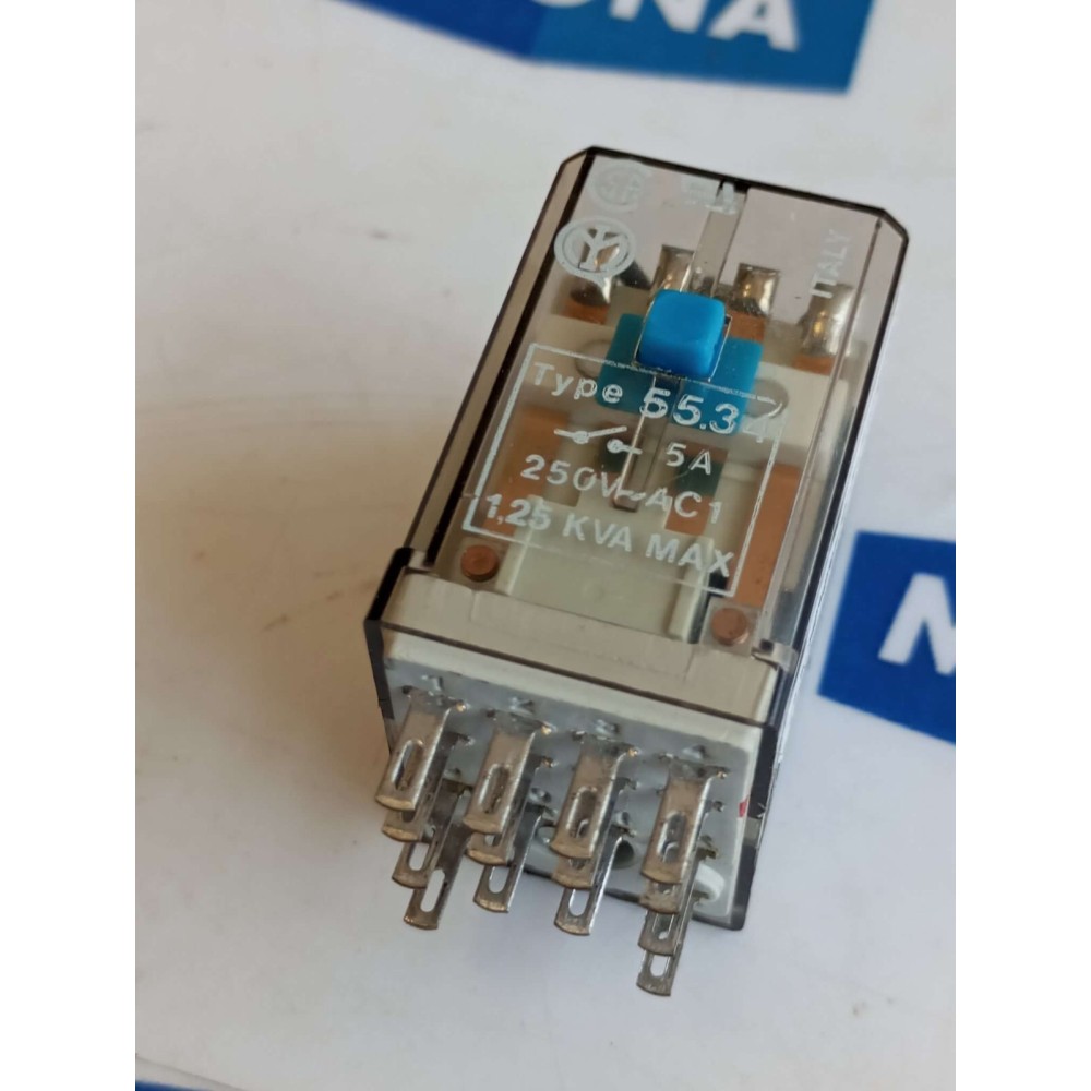 FINDER 55 34 relay relais 5A 250V 230V AC 1,25kva 24VDC 55.34 new old stock