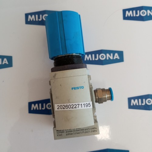 Festo MS4-LR-1/4-D7-VD-DM1 527690 regulator MANOMETER 543487 W7 0-16BAR Festo MS4-LR-1/4-D7-VD-DM1 527690 regulator MANOMETER 543487 W7 0-16BAR