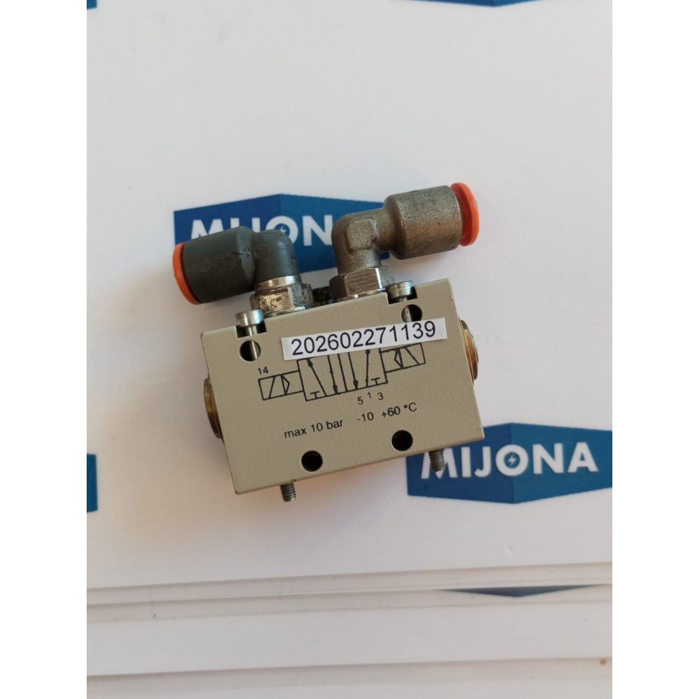 Metal Work Pneumatic 10BAR -10 +60 °C Solenoid Valve