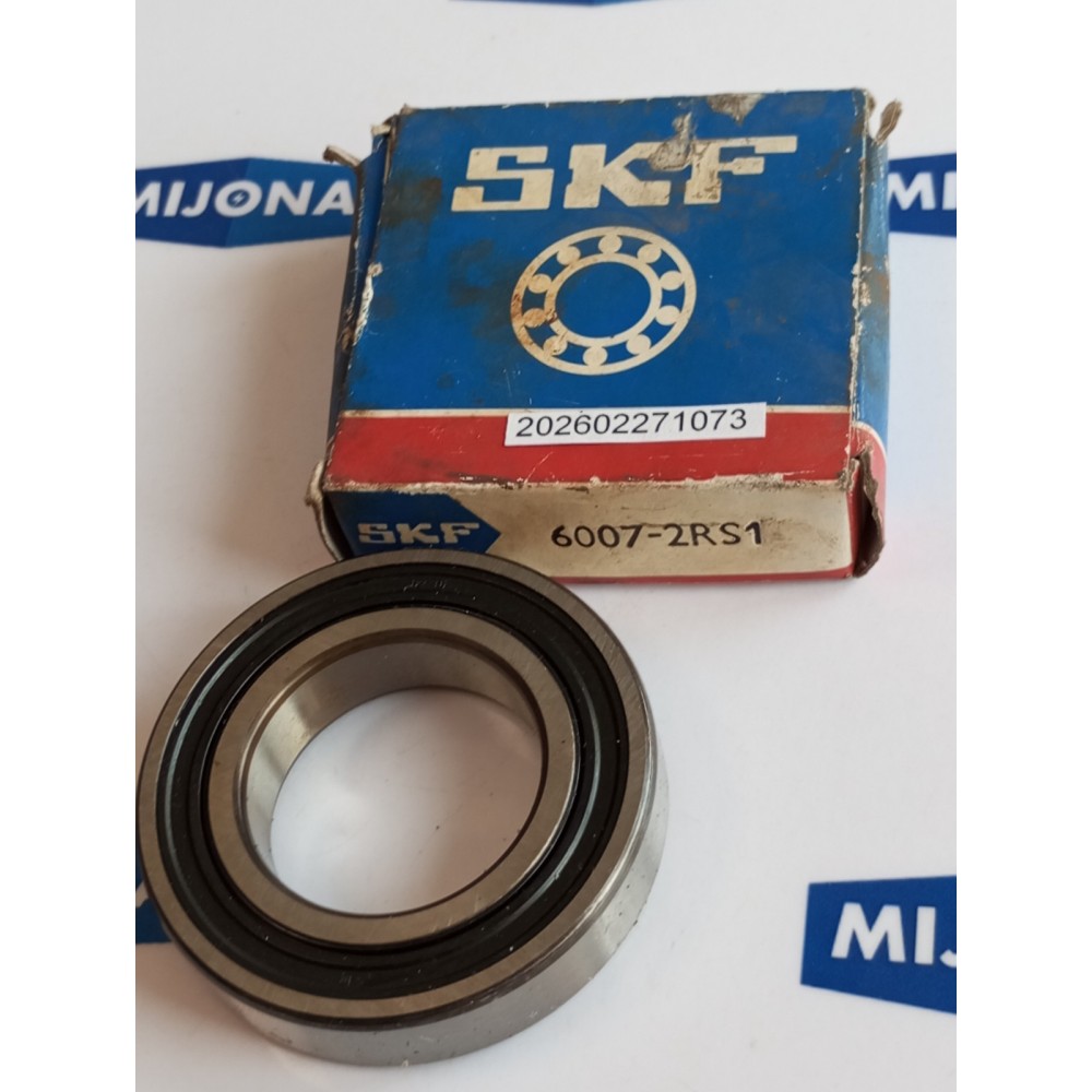 SKF 6007 2RS1 Deep groove ball bearing Rillenkugellager  new old stock