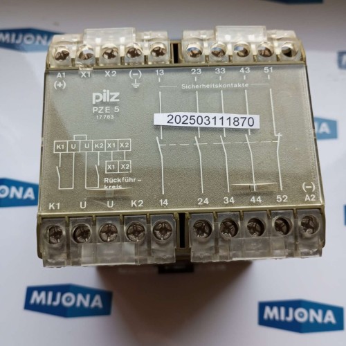 Pilz PZE 5 220V 4S 1O 220V 5VA 50 60HZ 250V 8A 2000VA PZE/5 Pilz PZE 5 220V 4S 1O 220V 5VA 50 60HZ 250V 8A 2000VA PZE/5