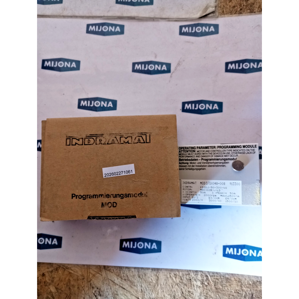 Indramat MOD3 1X048-008 Programming Module KDS1.1-50-300-W1 (NEW OLD STOCK)