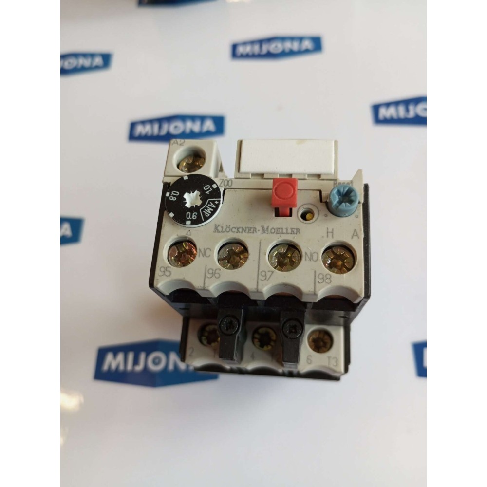 Klöckner Moeller Z 00 1,0 Overload Relay 0,6-1,0A 1NO 1NC Z00 1,0 Klöckner Moeller Z 00 1,0 Overload Relay 0,6-1,0A 1NO 1NC Z00 1,0