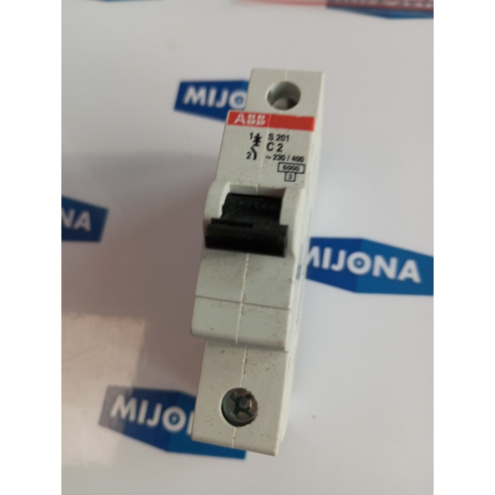 ABB S 201 C2 Miniature circuit breaker 22CD S251 001 R0024 NEW OLD STOCK ABB S 201 C2 Miniature circuit breaker 22CD S251 001 R0024 NEW OLD STOCK