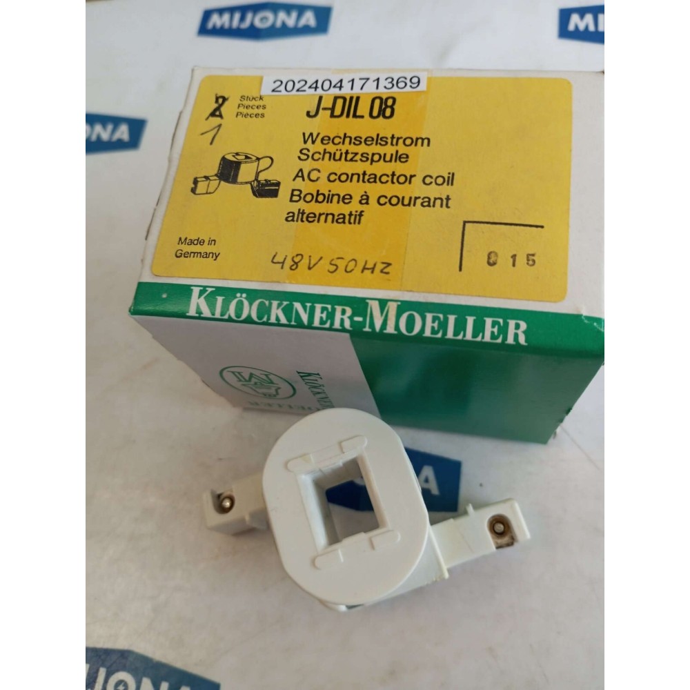 Klöckner Moeller J DIL 08  48V 50HZ COIL J-DIL 08 NEW OLD STOCK