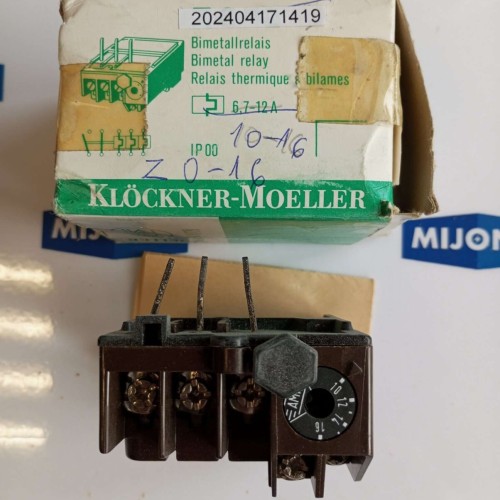Klöckner Moeller Z 0 -16 BIMETAL RELAY Z0 16 BIMETALLRELAIS 10 16A Klöckner Moeller Z 0 -16 BIMETAL RELAY Z0 16 BIMETALLRELAIS 10 16A
