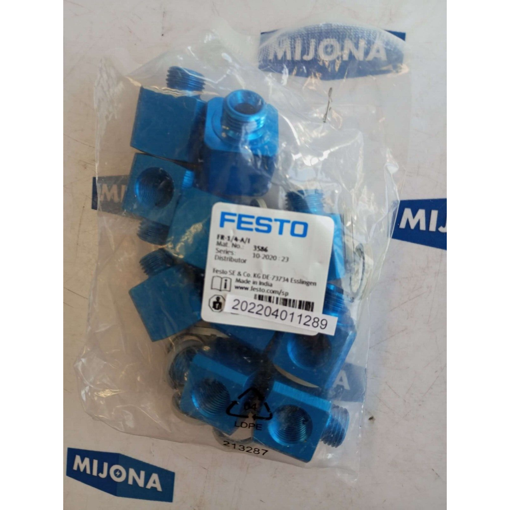 FESTO FR-1/4-A/I 3586  price for 10 psc FR 1 4 A I