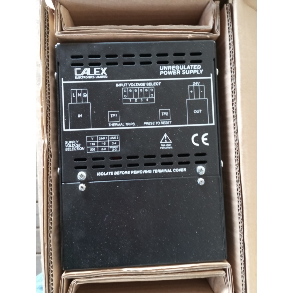CALEX 3329021 WHI003 92410 PSU 24V 10A Unregulated Power SupplyNEW OLD STOCK
