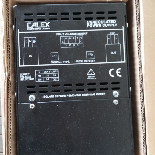 CALEX 3329021 WHI003 92410 PSU 24V 10A Unregulated Power SupplyNEW OLD STOCK