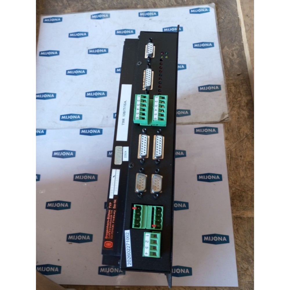 BREGENHORN BUTOW TYP TBR 120 7 15A Servodrive BREGENHORN BUTOW TYP TBR 120 7 15A Servodrive