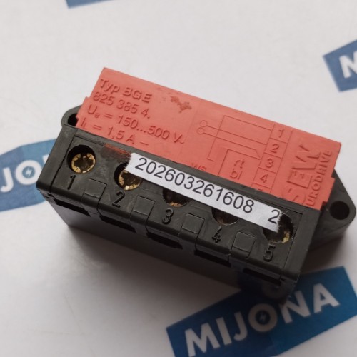 SEW EURODRIVE BGE 8253854 150 500V 1,5A motor Brake rectifier module SEW EURODRIVE BGE 8253854 150 500V 1,5A motor Brake rectifier module