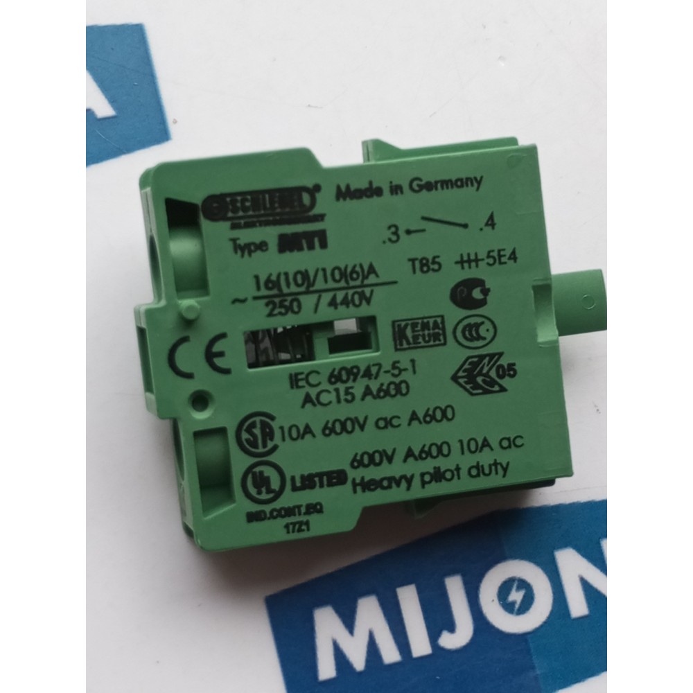 SCHLEGEL typ MT1 10A 600V AC new old stock