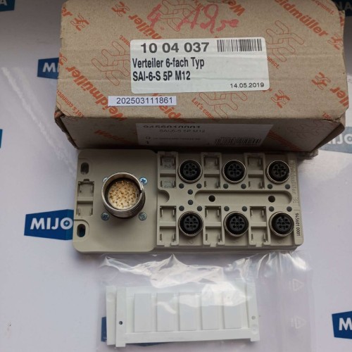 WEIDMULLER 9456010001 VERTELLER 6 FASH TYP SAI 6 S 5P M12 NEW OLD STOCK