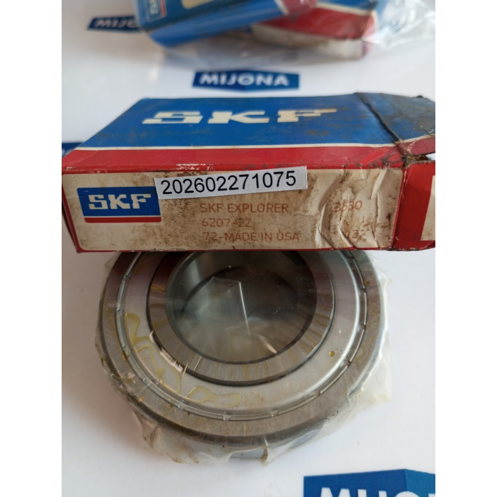 SKF EXPLORER 6207 2Z single row deep groove ball 6207-2Z (NEW OLD STOCK)