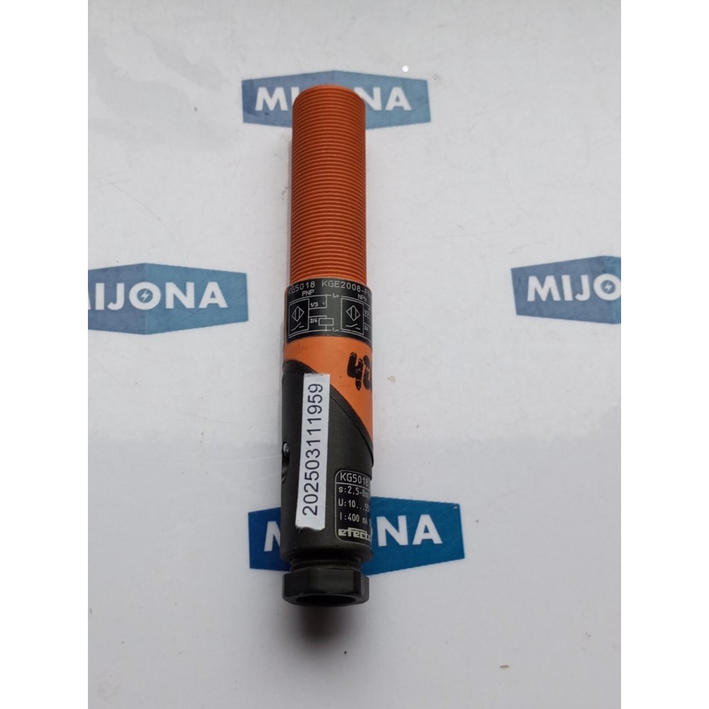 Ifm electronic EFECTOR KG5018 KGE 2008 FRKG Capacitive sensor 10 55V DC Ifm electronic EFECTOR KG5018 KGE 2008 FRKG Capacitive sensor 10 55V DC