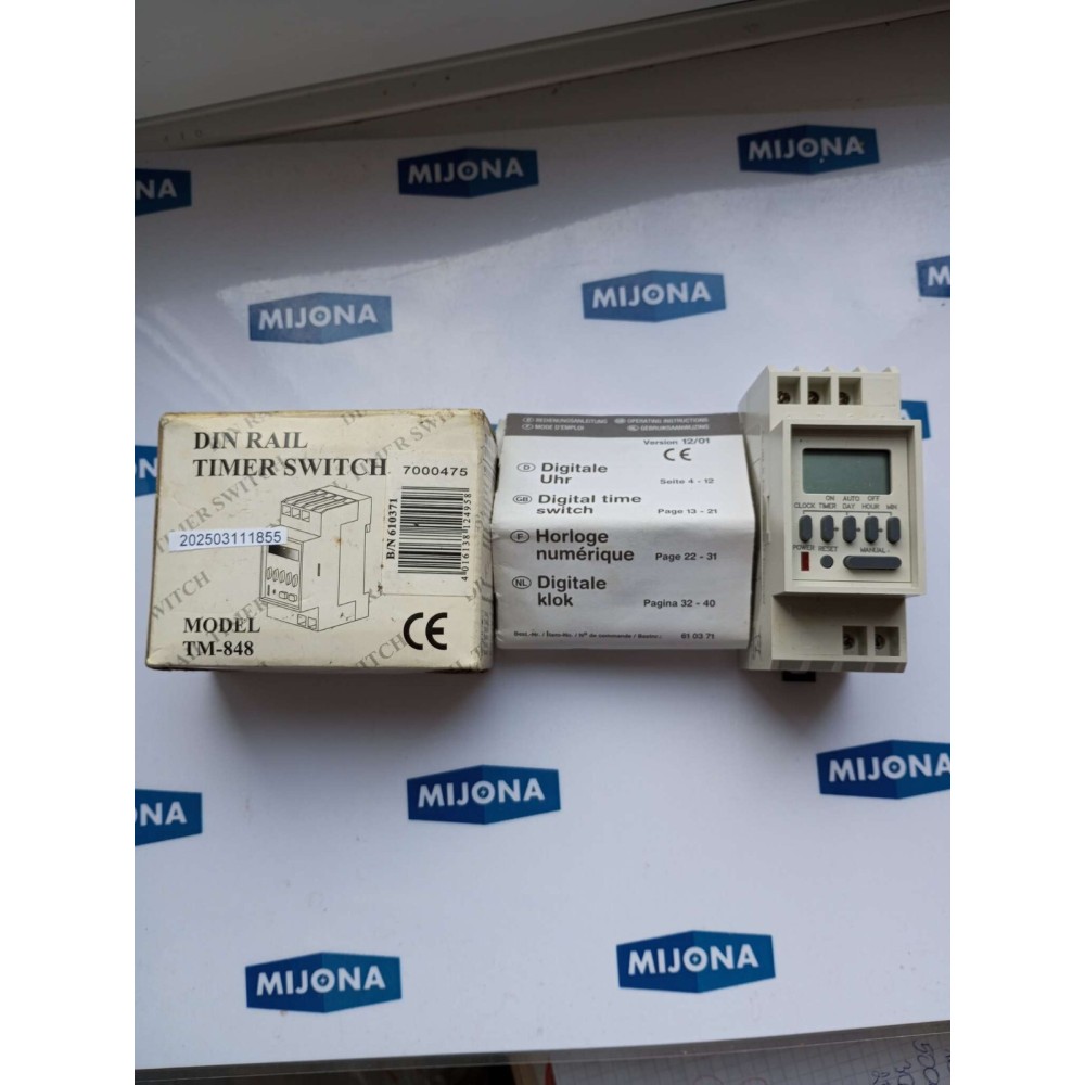 CONRAD TM 848 DIGITAL TIME TM-848-2 NEW OLD STOCK CONRAD TM 848 DIGITAL TIME TM-848-2 NEW OLD STOCK