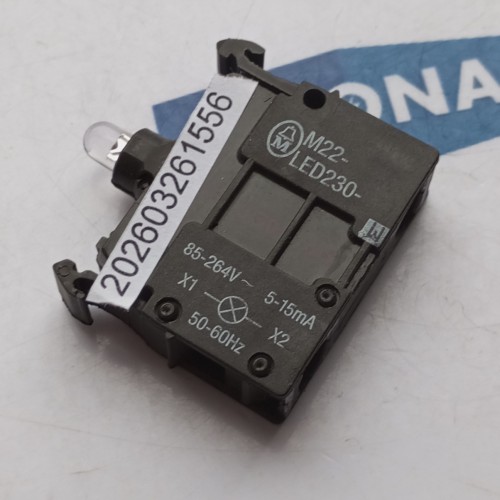 EATON M22 LED230 85-264V 5-15mA WHITE