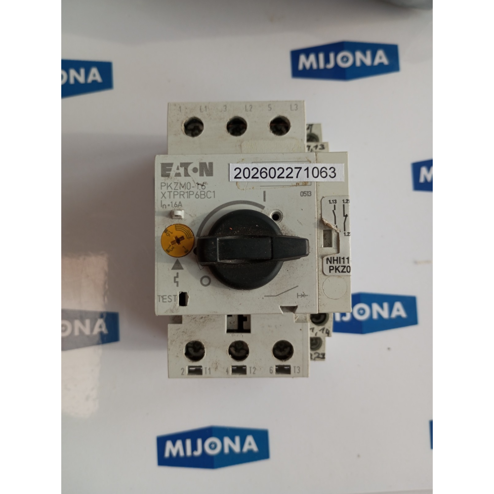 MOELLER EATON PKZM0 1 MOTORSCHUTZSCHALTER 50 60HZ AUXILIARY SWITCH NHI11 PKZ0
