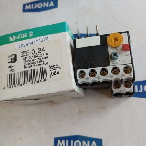 Klöckner Moeller ZE-0.24 Motorschutzrelay OVERLOAD RELAY 0.16-0.24A NEW OLD STOK