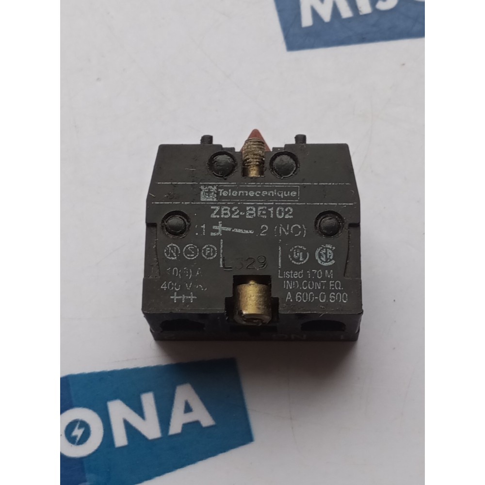 Telemecanique ZB2 BE102 400V Contact Block Telemecanique ZB2 BE102 400V Contact Block