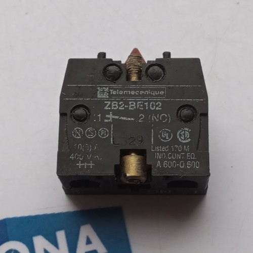 Telemecanique ZB2 BE102 400V Contact Block Telemecanique ZB2 BE102 400V Contact Block