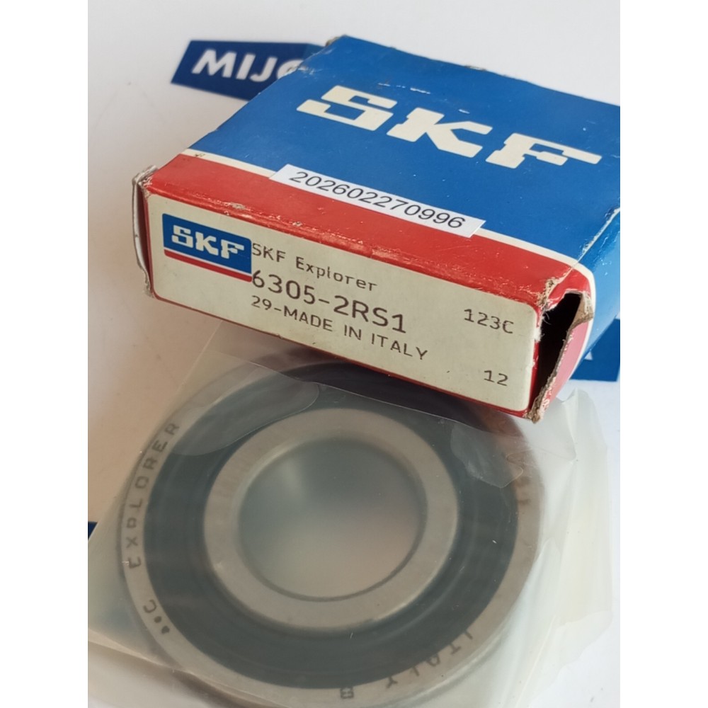 SKF 6305 2RS1 Deep Groove Ball Bearings 6305-2RS1 (new old stock) SKF 6305 2RS1 Deep Groove Ball Bearings 6305-2RS1 (new old stock)