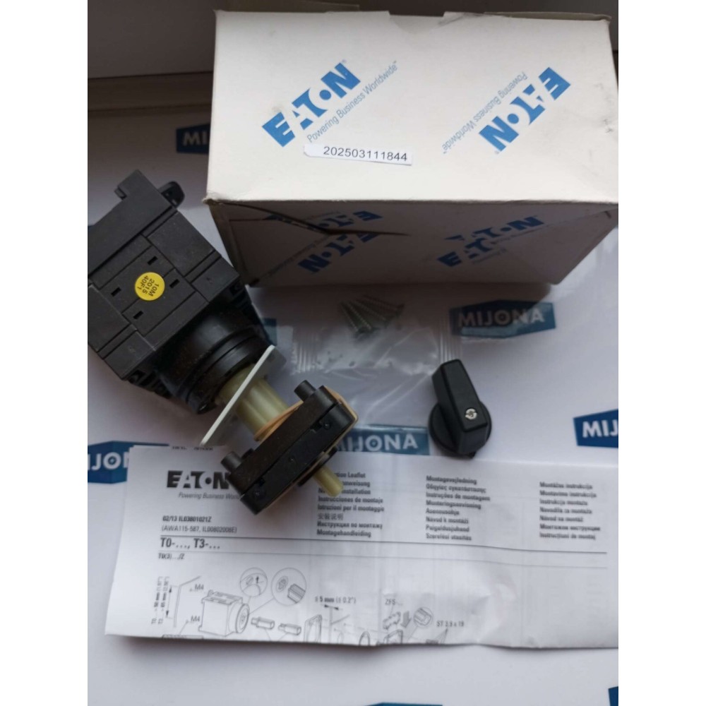 EATON T3 3 8401 Z REVERSING SWITCH 035739 WENDERCHALTER (NEW OLD STOCK) EATON T3 3 8401 Z REVERSING SWITCH 035739 WENDERCHALTER (NEW OLD STOCK)