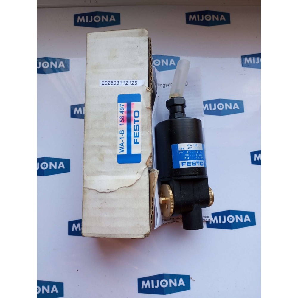 FESTO WA 1 B 158497 CONDENSATE DRAIN WA-1-B NEW OLD STOCK FESTO WA 1 B 158497 CONDENSATE DRAIN WA-1-B NEW OLD STOCK