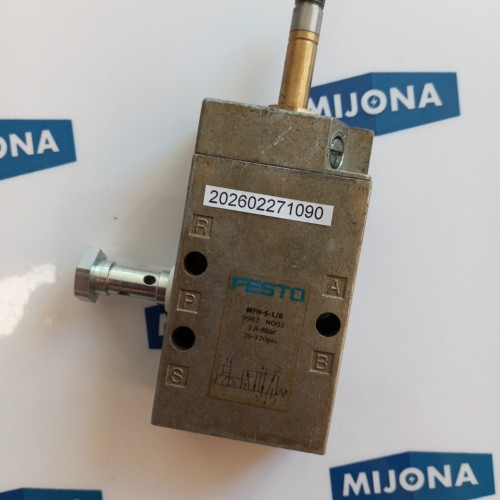 FESTO MFH 5 1 8 VALVE 1,8- 8BAR 26-120psi 9982 MFH-5-1/8