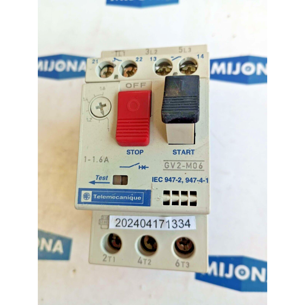 Telemecanique Motorschutzschalter GV2 M06 1-1,6A