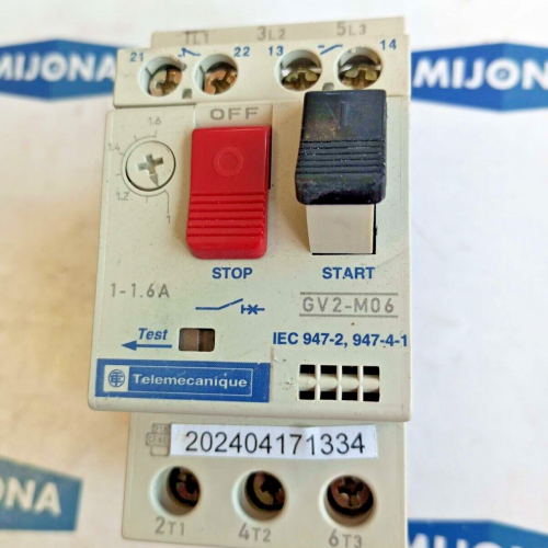Telemecanique Motorschutzschalter GV2 M06 1-1,6A