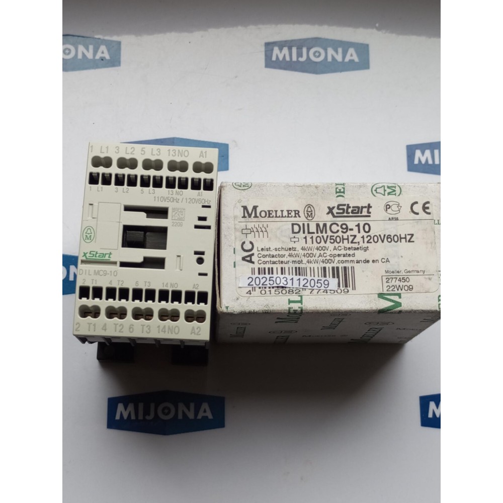 Klöckner Moeller DILMC9 10 110V 50HZ 120V 60HZ CONTACTOR