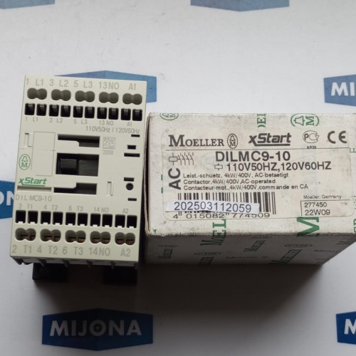 Klöckner Moeller DILMC9 10 110V 50HZ 120V 60HZ CONTACTOR Klöckner Moeller DILMC9 10 110V 50HZ 120V 60HZ CONTACTOR