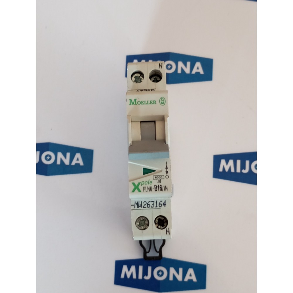 Moeller X POLE PLN6 B16 1N 1POLE PLN6 -B16/1N-MW Moeller X POLE PLN6 B16 1N 1POLE PLN6 -B16/1N-MW