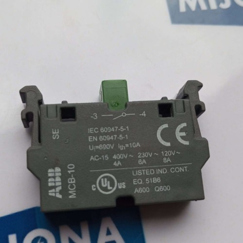 ABB MCB-10 MCB 10 AC 15 400V 230V 120V 4A 6A 8A